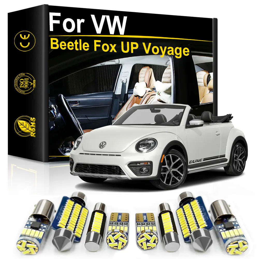 LED Interior Light Kit for Volkswagen VW Beetle UP Voyage Fox - Canbus Error-Free Bulbs | AUTOKITSHOP