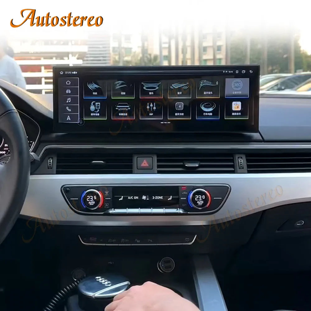 ID8 14.9 Inch Android 14 Carplay 4G For Audi A4 A5 B9 2016-2021 Car Multimedia Player GPS