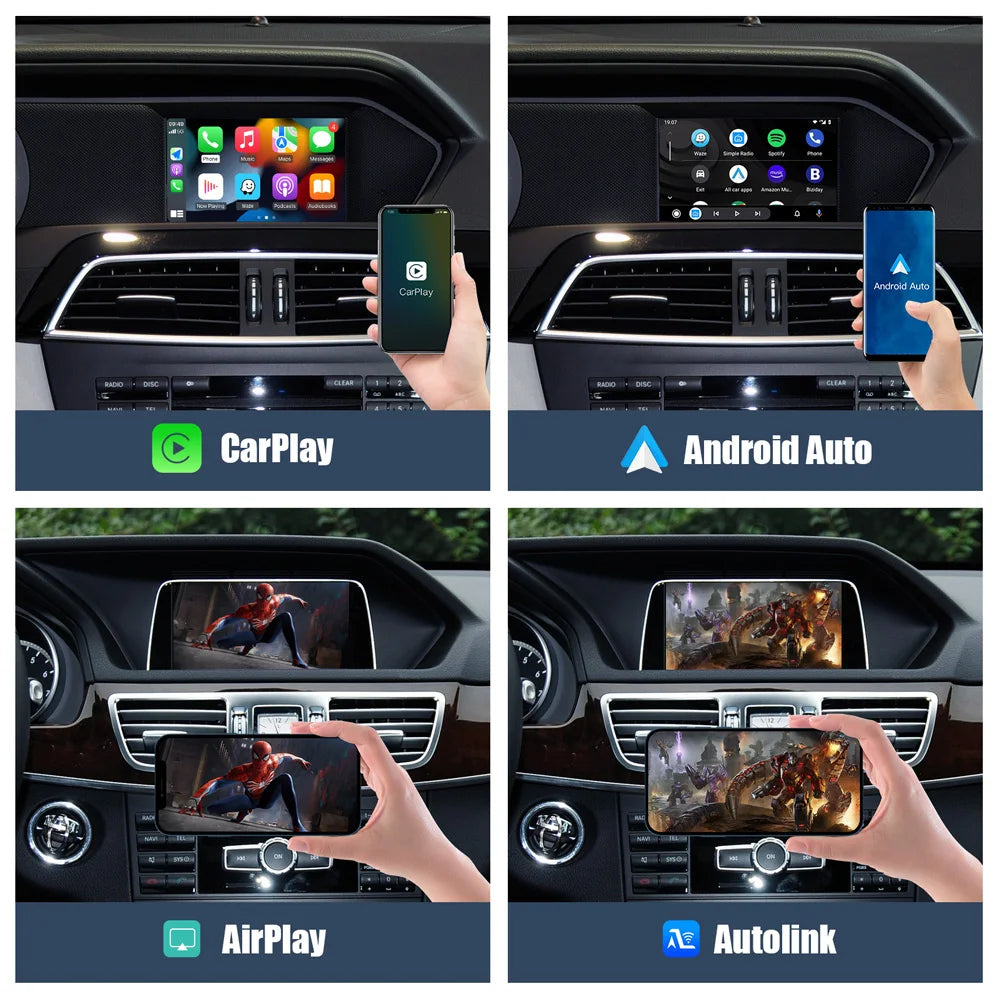 CARABC For Benz NTG4.5/4.7 System Wireless CarPlay Adapter Android Auto Module For Mercede