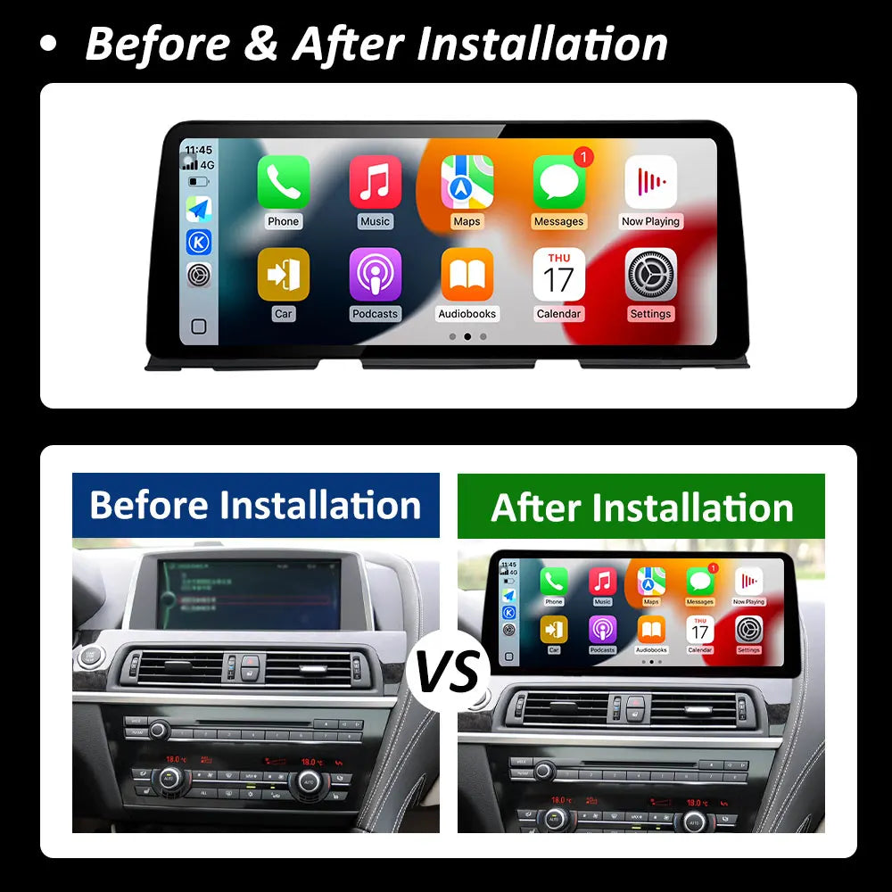 Android 15 4G for BMW 6 SERIES F06 F12 2010 2011 2012 2013 - 2017 Car Multimedia Video Pla | AUTOKITSHOP