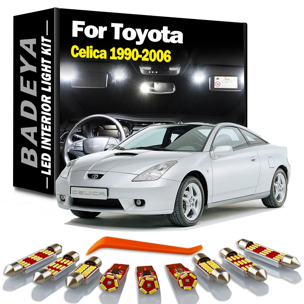 BADEYA Interior LED Light Kit For Toyota Celica 1990- 2000 2001 2002 2003 2004 2005 2006 C