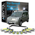 11-Piece LED Interior Light Kit for Renault MK2 - Canbus Error-Free Interior Bulbs
