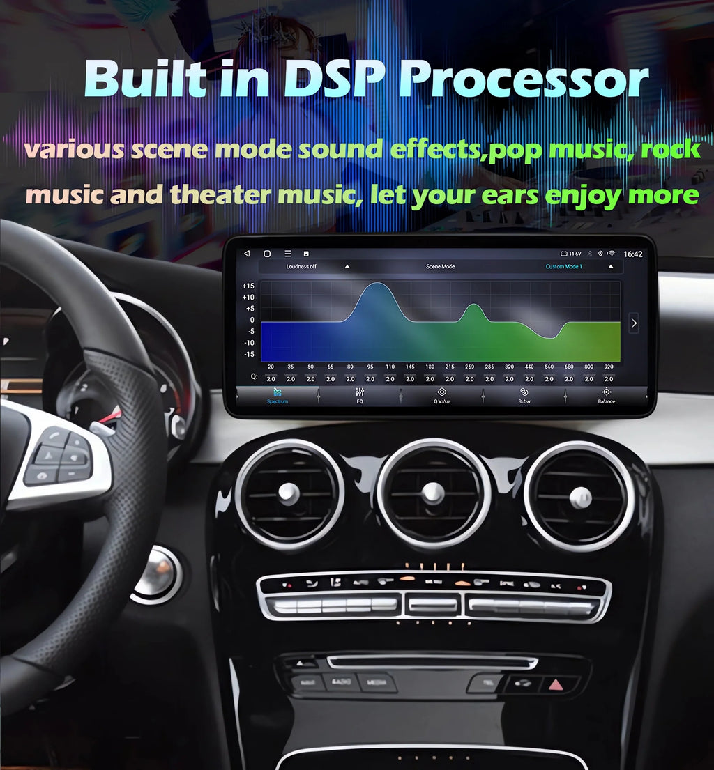 GPS 12.3 Inch Navigation GPS 4G+WIFI For Benz ML GL 2012-2014 Benz GLE GLS 2015-2019 Andro