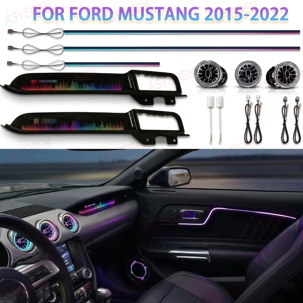 RGB - Ambient Light - for Ford 2015-2022 - App Control - Car Interior Lighting