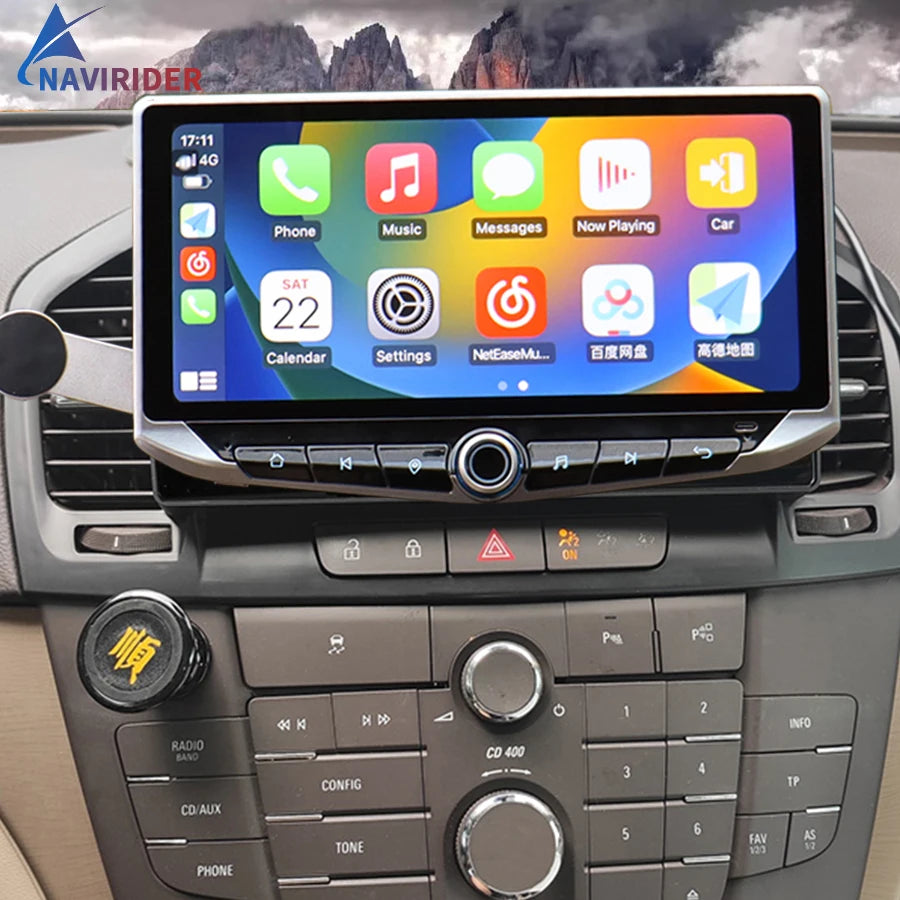 10.88" Android Qled Screen For Opel Insignia Buick Regal Car Radio Multimedia Video Player