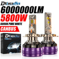 5800W H7 H4 LED Canbus Headlights 6000000LM Super Bright H11 H1 HB3 9005 6000K H8 HB4 9006