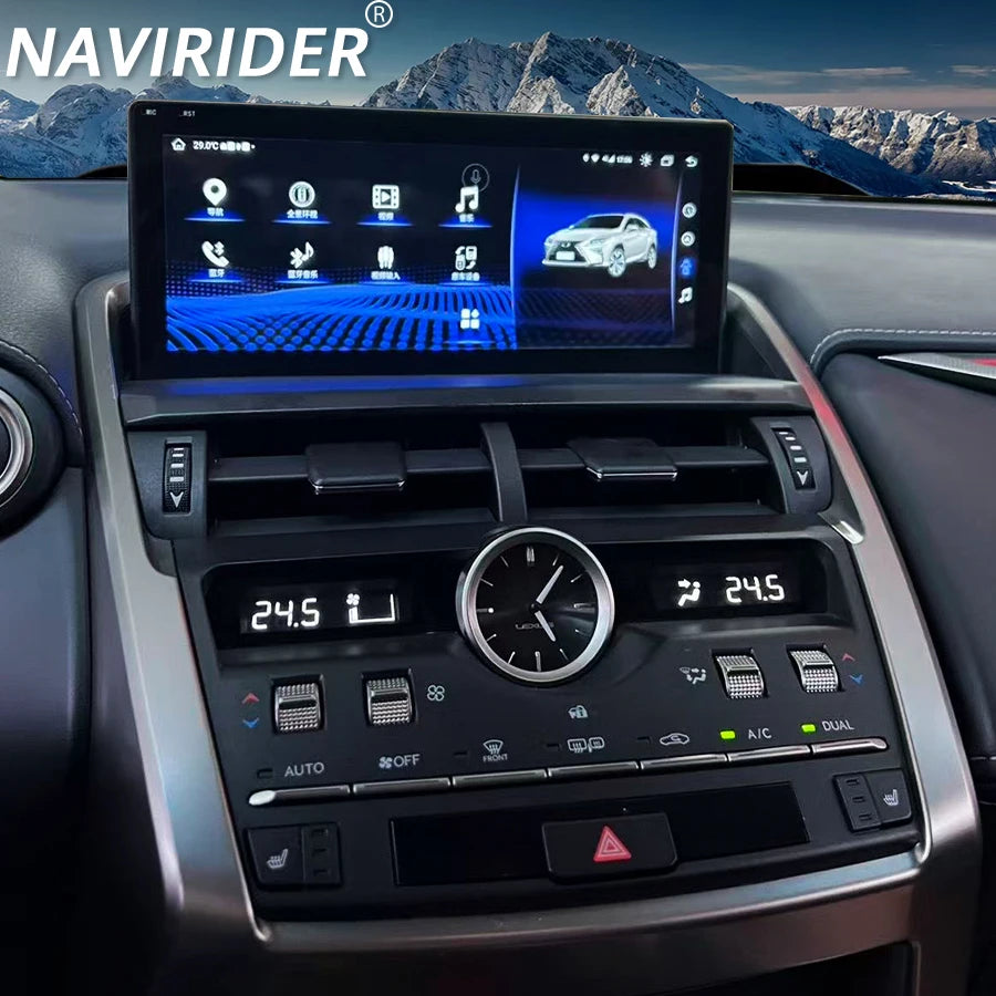 Navi BT DSP Stereo Radio For Lexus NX NX200 NX200T 300h 2018-2021 10.25''Android 15 Multim