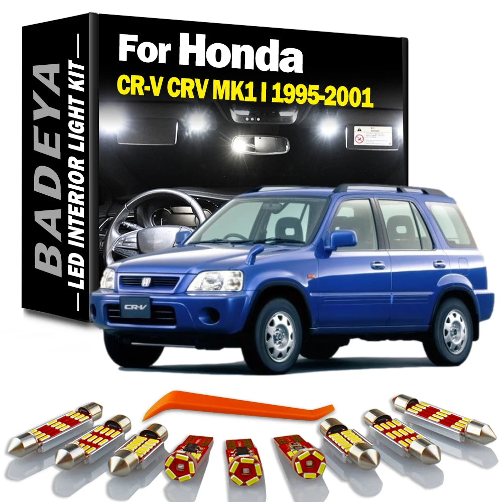 8-Piece LED Interior Light Kit for Honda MK1 - Canbus Error-Free Interior Bulbs