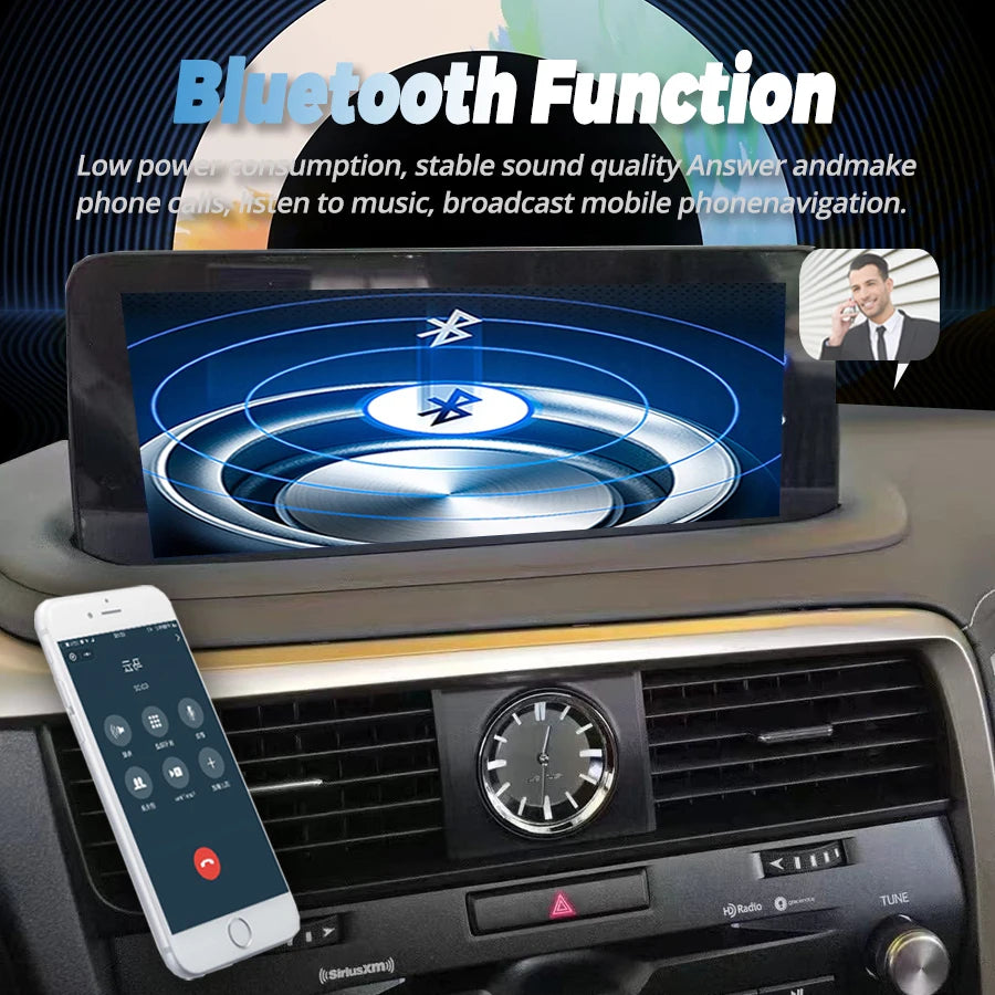 For Lexus RX Lexus Rx300h RX350 RX300 Android 13 Car Radio Navigation GPS Multimedia Video