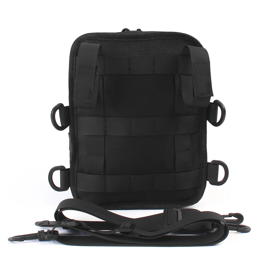 Universal Motorcycle Club Style Utility Molle Traveller Bar Handle T-Bar Bag Handle for Harley D - Automotive LED Light