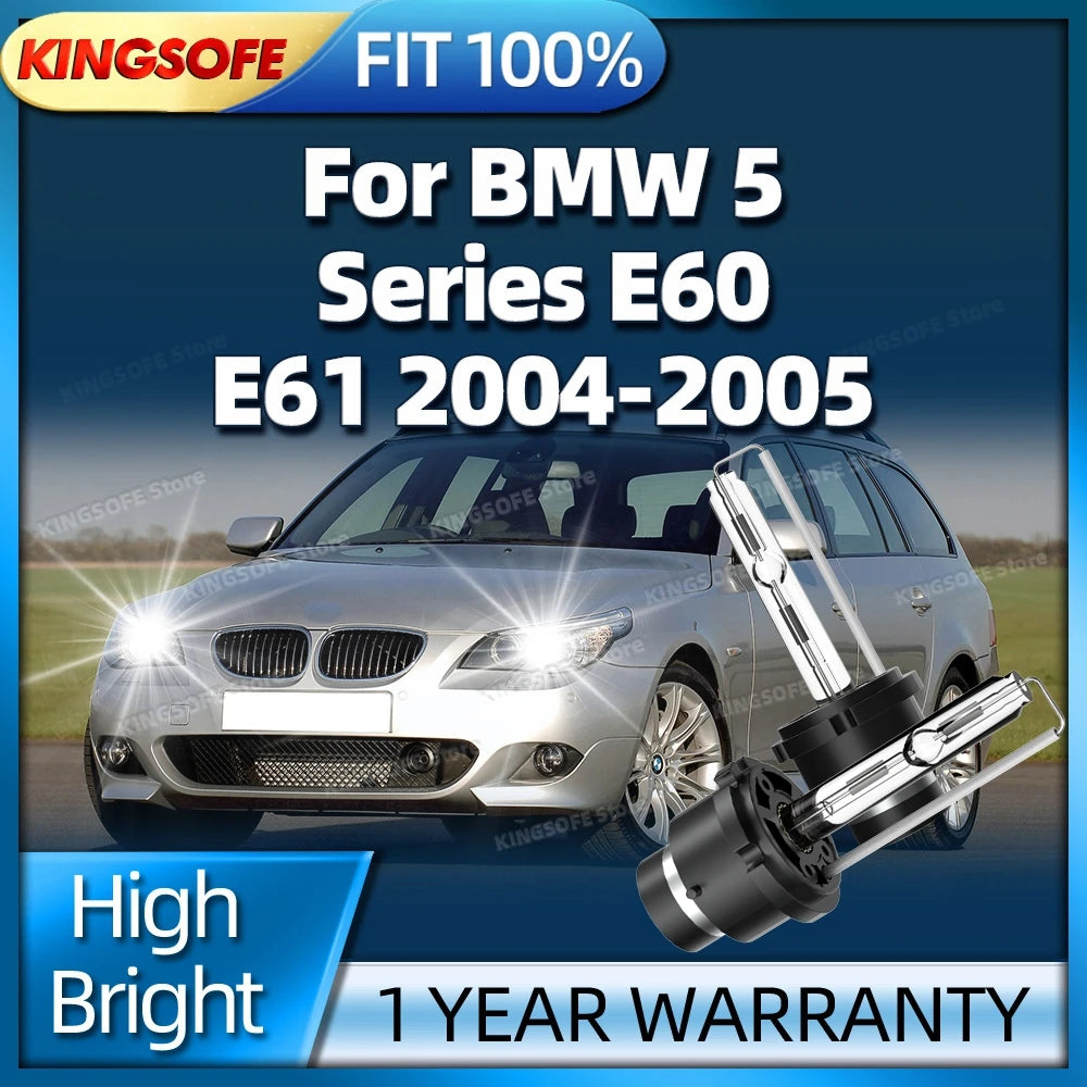Xenon 35W HID Car Lamp D2S Headlight 6000K High Bright Upgrade Bulbs For BMW 5 Series E60