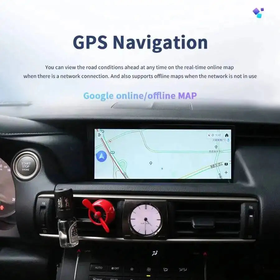 Android 15 Car Radio CarPlay For Lexus IS300 IS350 IS250 IS200T IS 300 350 Stereo GPS Mult | AUTOKITSHOP