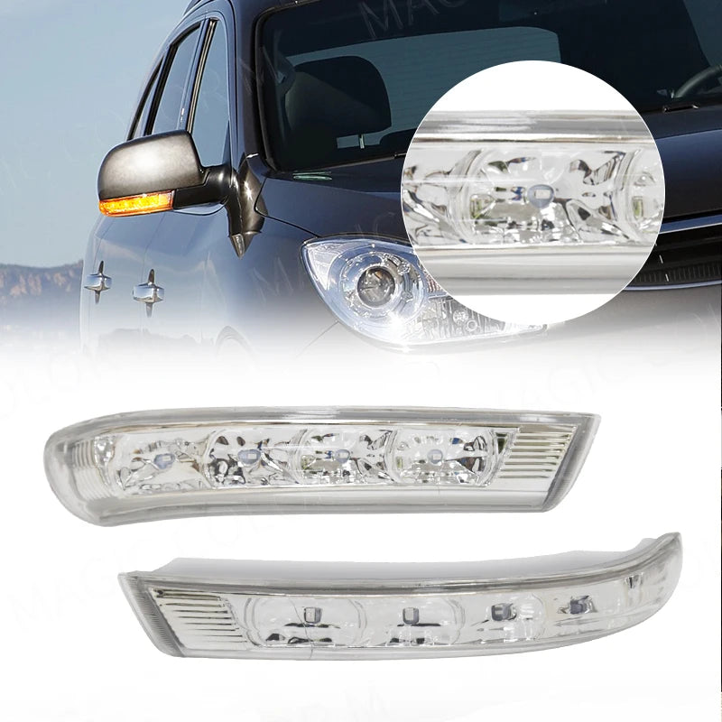 Side Rear View Mirror Turn Signal Lamp Blicker For Hyundai Santa Fe Fantafe Veracruz IX55  | AUTOKITSHOP