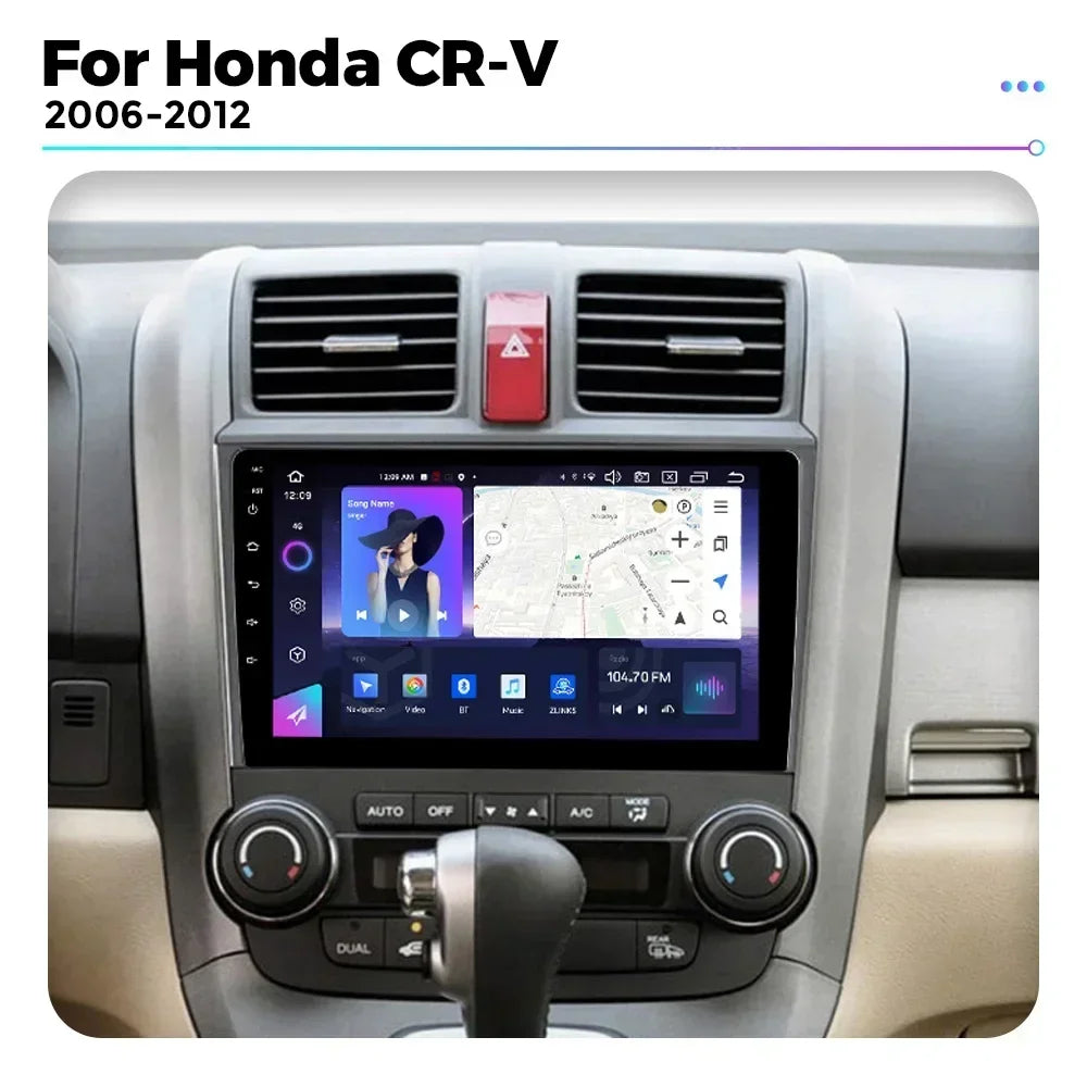 7862S Car Radio for Honda CR-V 3 RE CRV 2007-2011 Wireless CarPlay Multimedia Video Player | AUTOKITSHOP