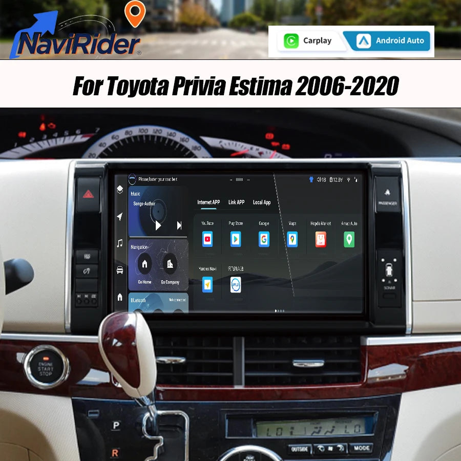 11.5" For Toyota Privia Estima 2006-2020 Car Multimedia Video Player Stereo Radio GPS Navi