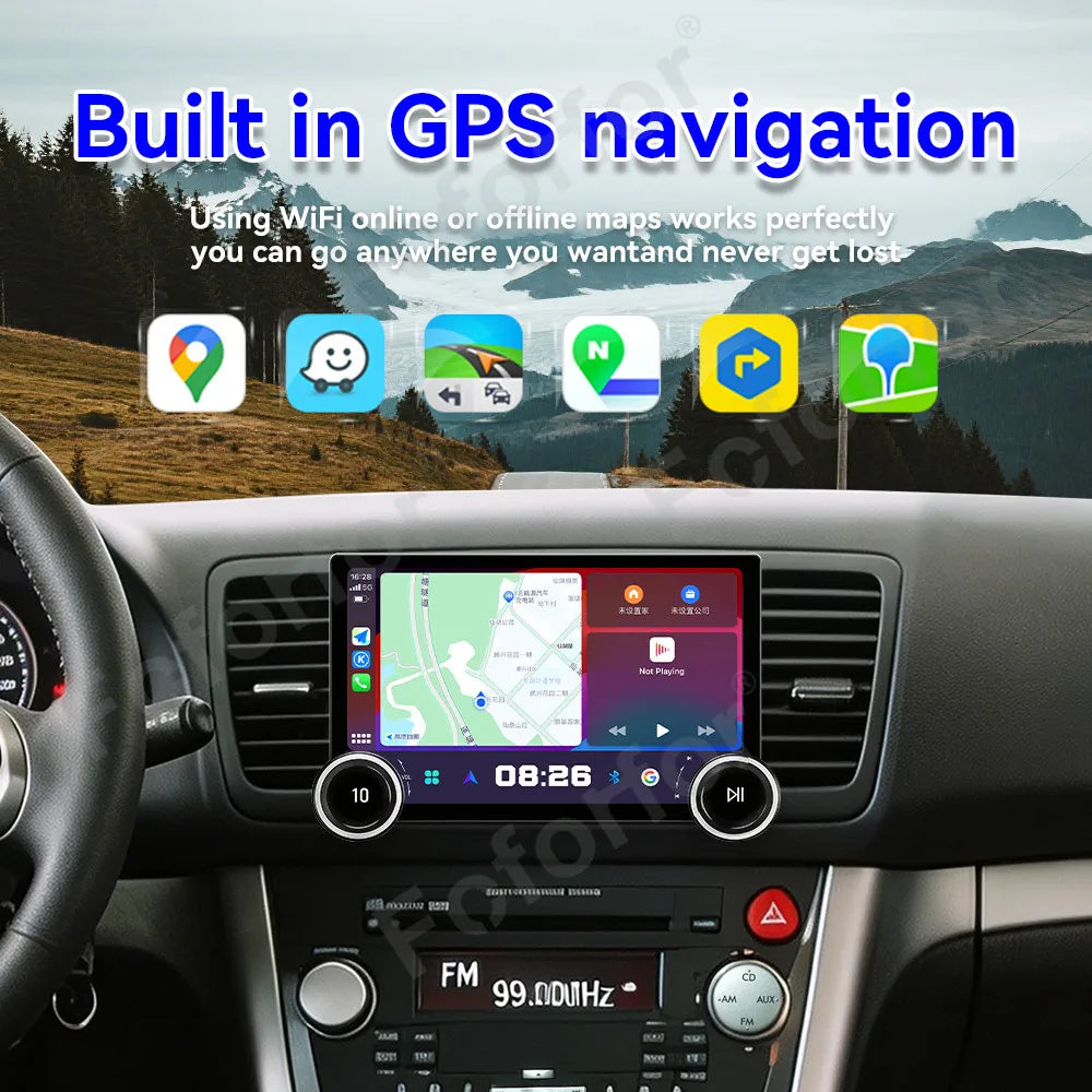 Vision Advanced 11.5 Inch Android 15 HD Touch Wireless CarPlay GPS Navigation Car Media Fo