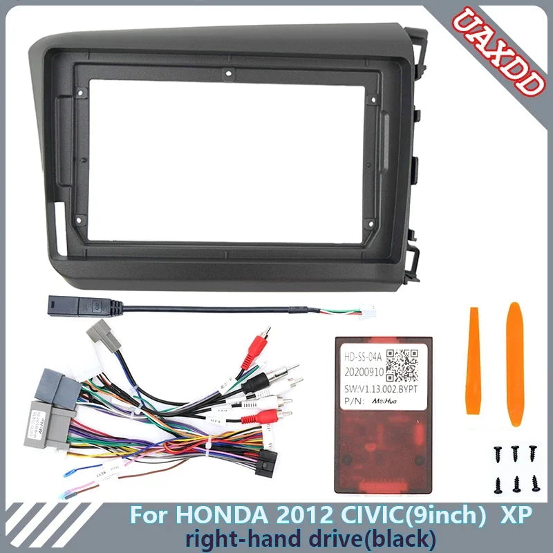 2 Din Car DVD Radio Android Fascia Multimedia for Honda 2012 CRV 9 Inch MP5 Video Audio St