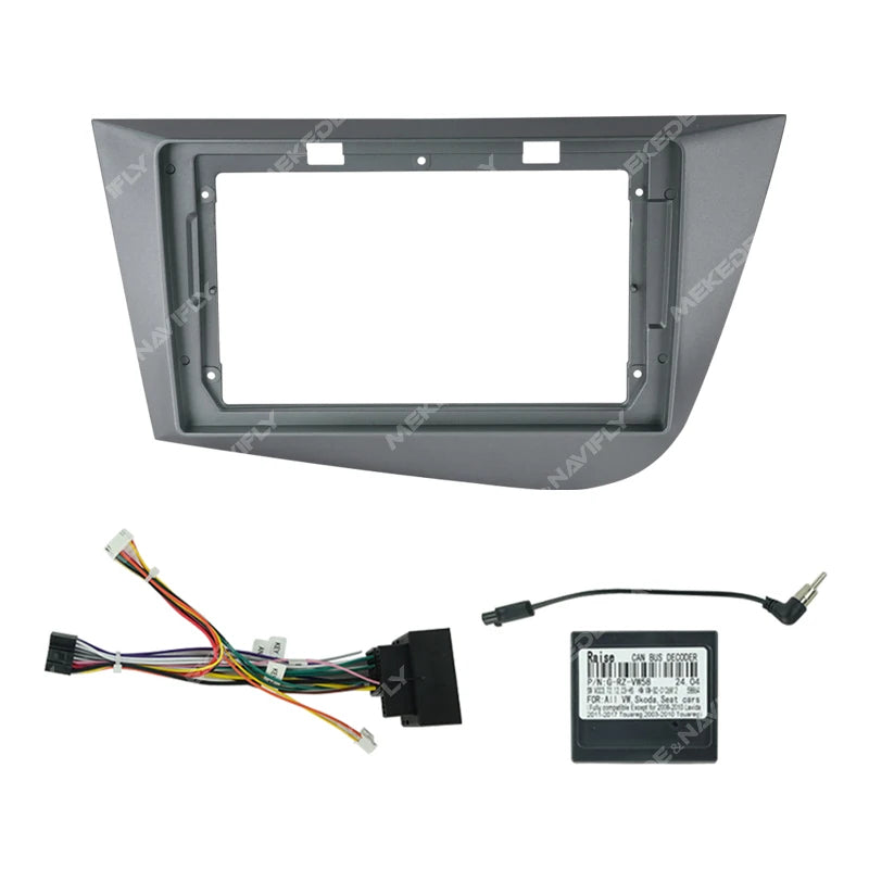 Car Radio Fascia Frame For Seat Leon 2005 2006 2007 2008 2009-2012 Optional Cable CAN Dash