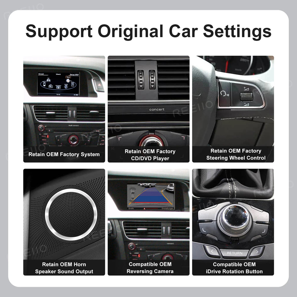Suitable for Audi A4 A5 8.8 12.3-inch wireless touchscreen CarPlay,Android Auto,Linux syst