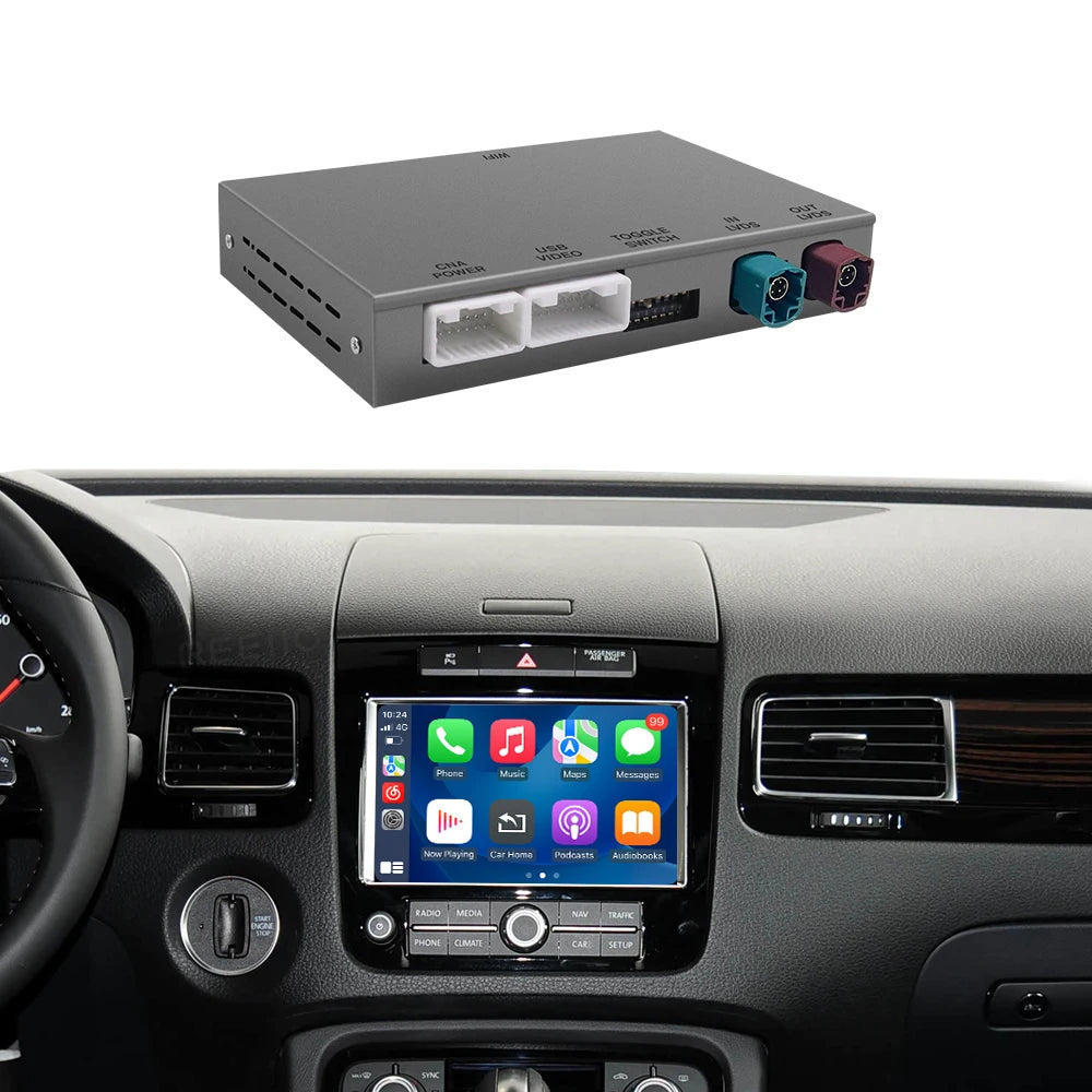 For Volkswagen Touareg RNS850 2010-2018 Wireless CarPlay Interface Android Auto with Voice | AUTOKITSHOP