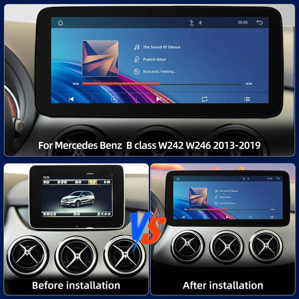 LED Interior Light Kit for Mercedes Bclass W242 NTG4 - Canbus Error-Free Interior Bulbs