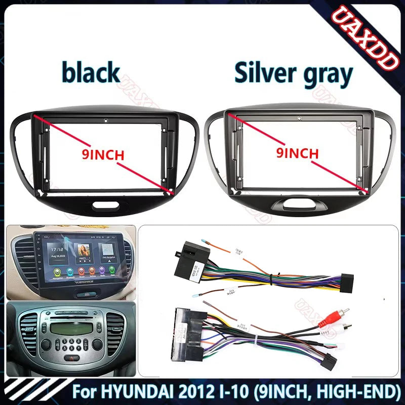 For HYUNDAI 2012 I-10 9INCH Car Radio Android Stereo Audio Screen Multimedia Video Player