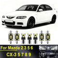 LED Interior Light Kit for Mazda 2 3 5 6 CX-3 CX-5 CX-7 CX-8 CX-9 CX3 CX5 CX7 CX8 CX9 Car LED Interior Light Bulb Kit...