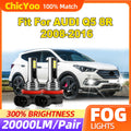 20000LM Fog Lamps 60W CSP Chips Auto Lights 6000K White 12V Fit For AUDI Q5 8R 2008 2009 2