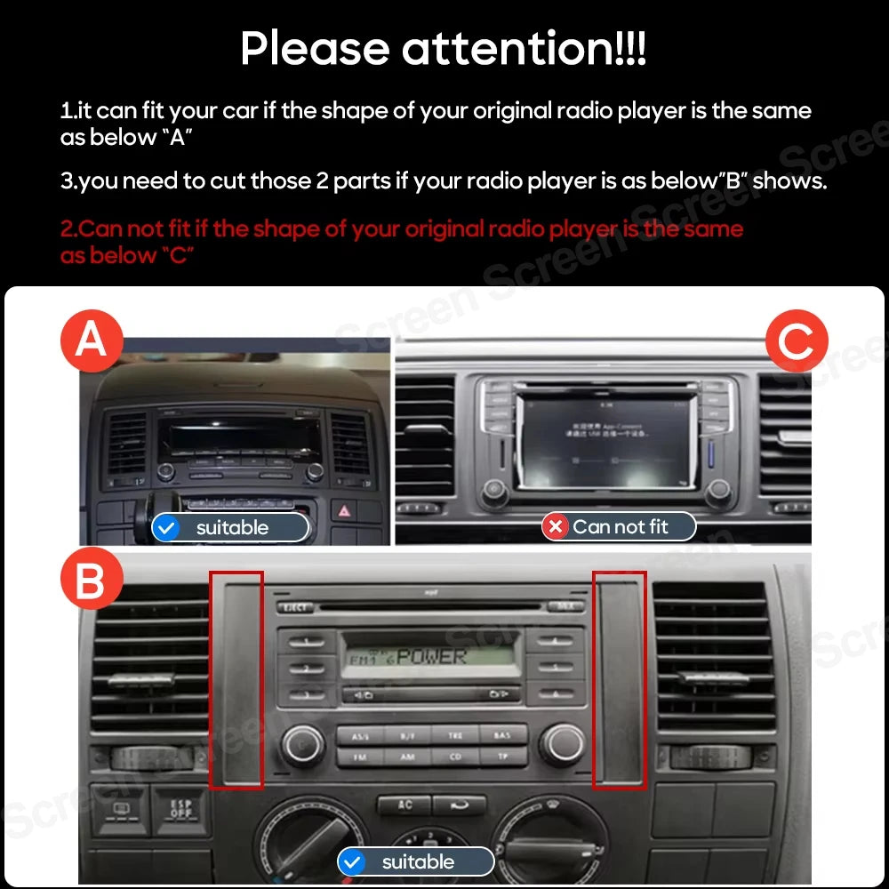 Android 16 For Volkswagen Multivan T5 2003 2004 -2015 Car Radio Navigation Multimedia Play | AUTOKITSHOP
