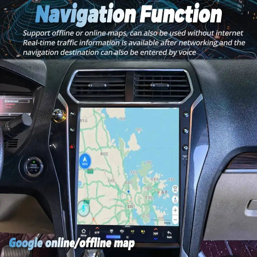 CarPlay Android For Ford Explorer 2011-2019 Car Multimedia Player Radio Stereo Auto GPS Na | AUTOKITSHOP