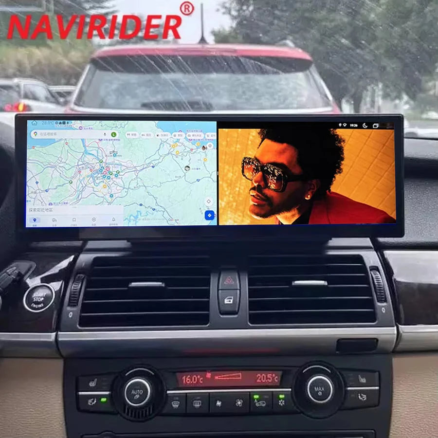 For BMW X5 X6 E70 E71 CCC CIC 2007-2013 Video Player Carplay Navigation 14.9" Android Scre