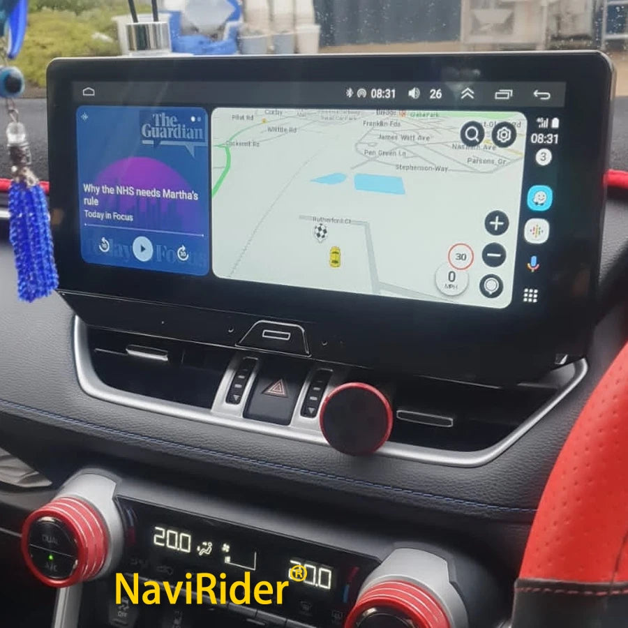12.3" 8+256GB Android 14 Car Video Player Radio GPS Navigation For Toyota RAV4 2020 2022 A | AUTOKITSHOP
