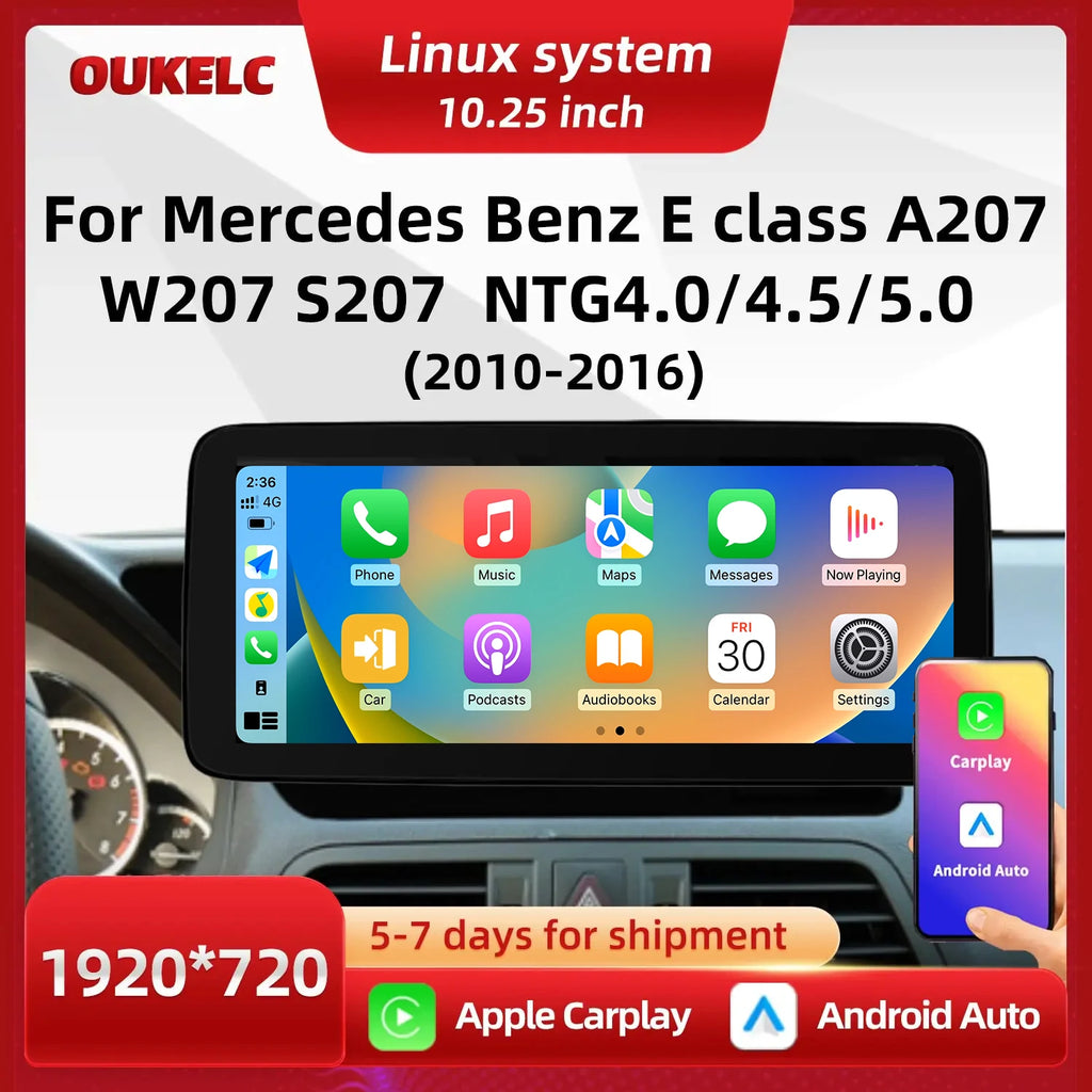 LED Interior Light Kit for Mercedes Eclass S207 W207 - Canbus Error-Free Interior Bulbs