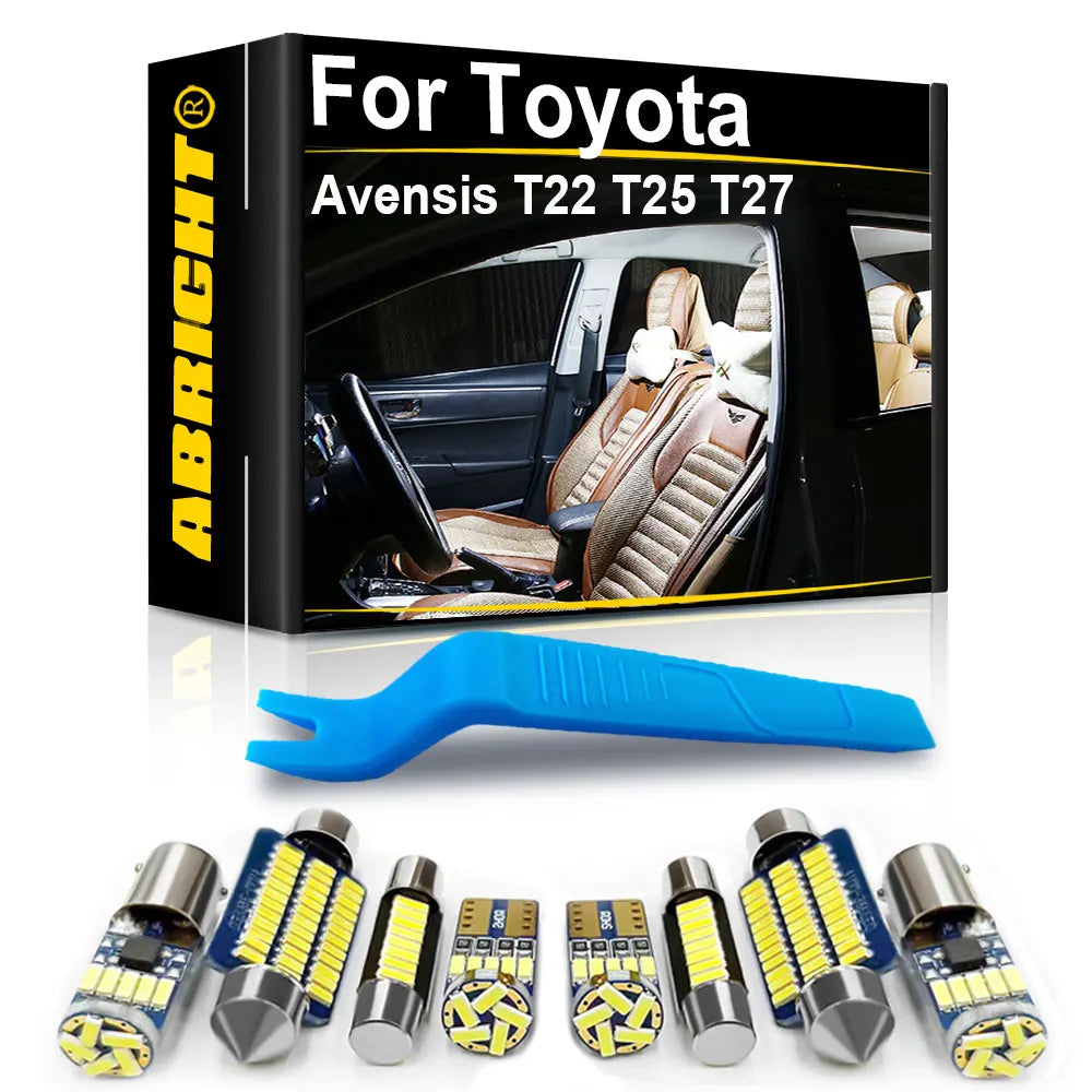 LED Interior Light Kit for Toyota Avensis T22 T25 T27 - Canbus Error-Free Bulbs | AUTOKITSHOP