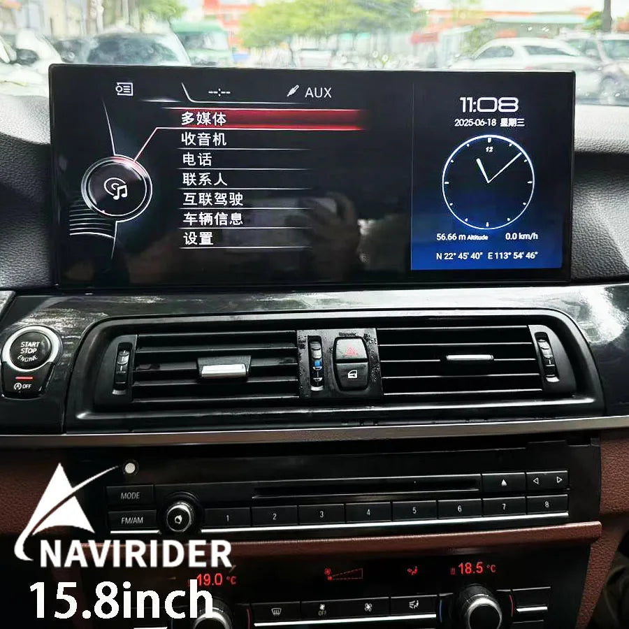 CarPlay For BMW 3 5 7 Series X1 X3 X5 Z4 Auto Multimedia 15.8'' GPS Screen Android 15 Car