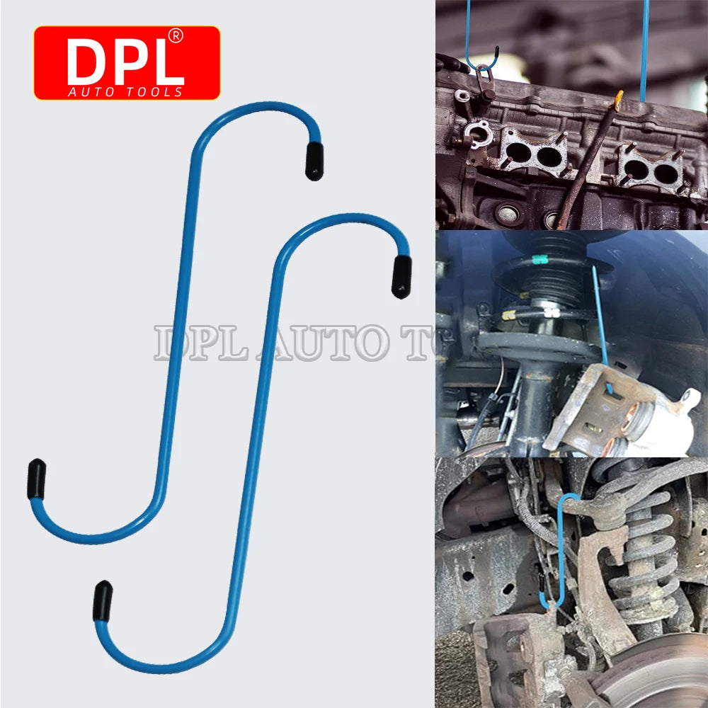 Car Brake Caliper Hooks Auto Brake Caliper Hangers Hooks with Rubber Tips Universal Tools for Br - Automotive LED Light