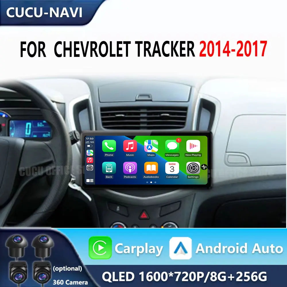 10.33" For Chevrolet Tracker 2014-2017 Car Radio Android 16 WiFi tools Multimedia Video Pl | AUTOKITSHOP