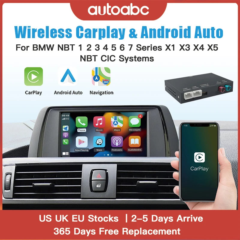 Wireless CarPlay for BMW NBT System 1 2 3 4 5 6 7 Series X1 X3 X4 X5 X6 MINI F56 F15 F16 F | AUTOKITSHOP