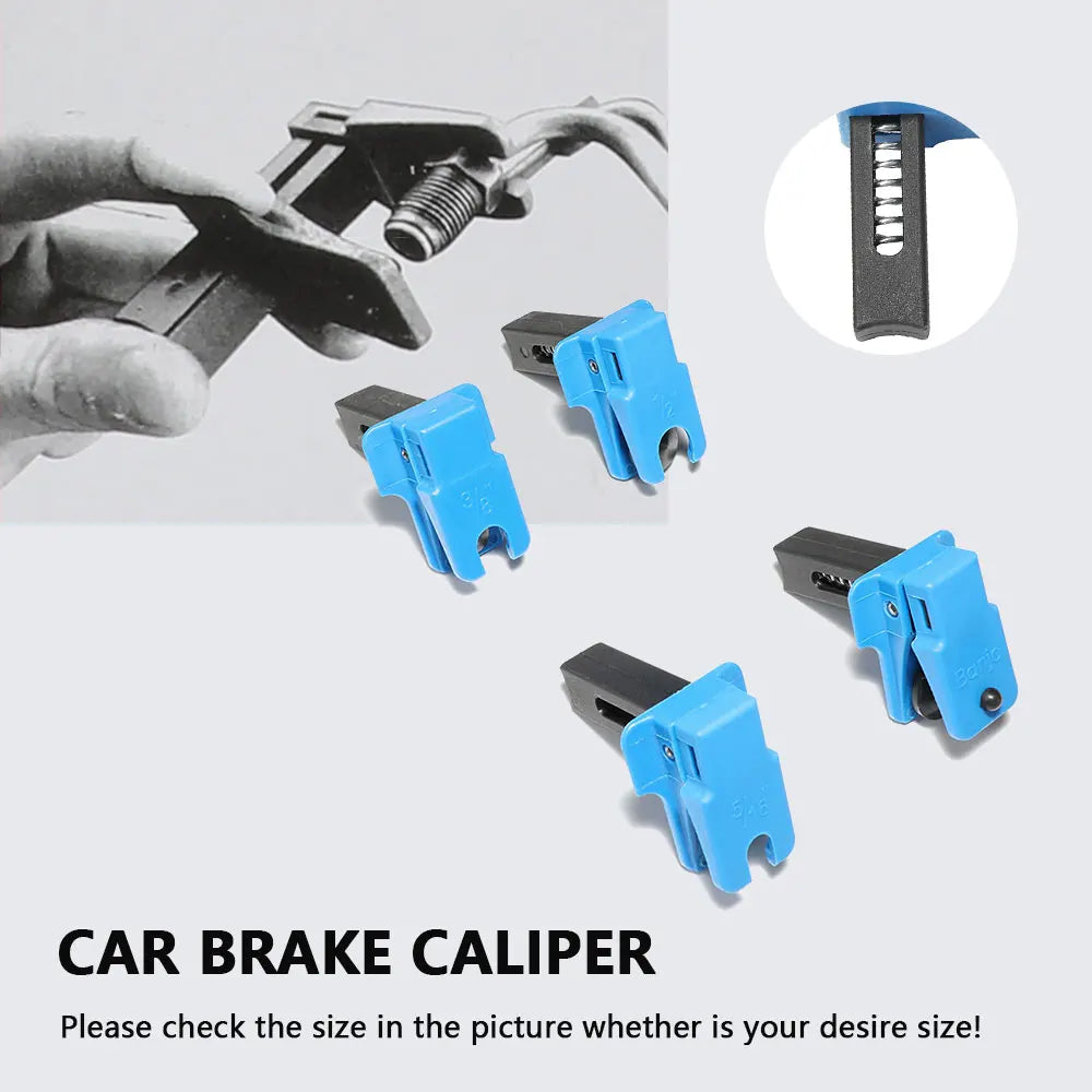 4Pcs Car Brake Oil Brake Clamp Pipe Plug Tool To Prevent Oil Spills Leak Proof Brake Lines Stopp - Automotive LED Light