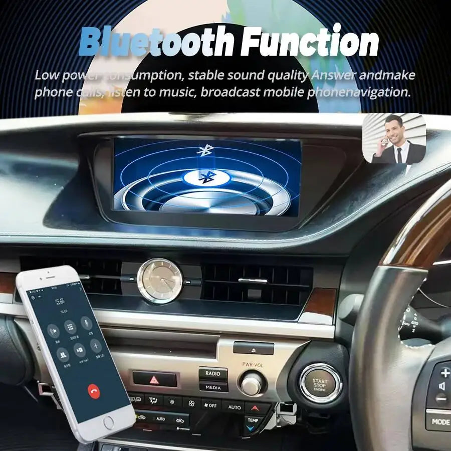 10.25'' RHD Car Radio Android 15 For LEXUS ES ES200 ES300H ES250 ES350 2013-2017 Stereo GP