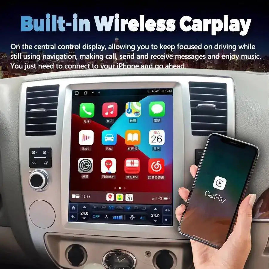 12.1“ Android15 Car Radio For Infiniti QX56 2008-2011 Wireless Carplay Stereo GPS Navigati | AUTOKITSHOP