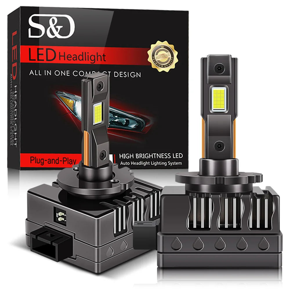 30000LM D1S D2S D3S D4S D8S LED Headlights Canbus HID D1R D2R D3R D4R D8R Bulb 100W Car Li
