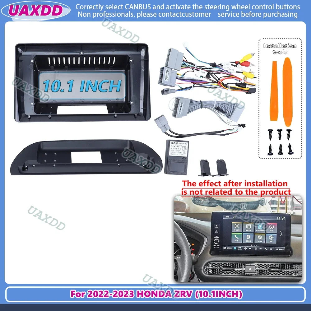 For 2022-2023 HONDA ZRV 10.1INCH 2 Din Car radio Android frame Kit panel Center fascia cab