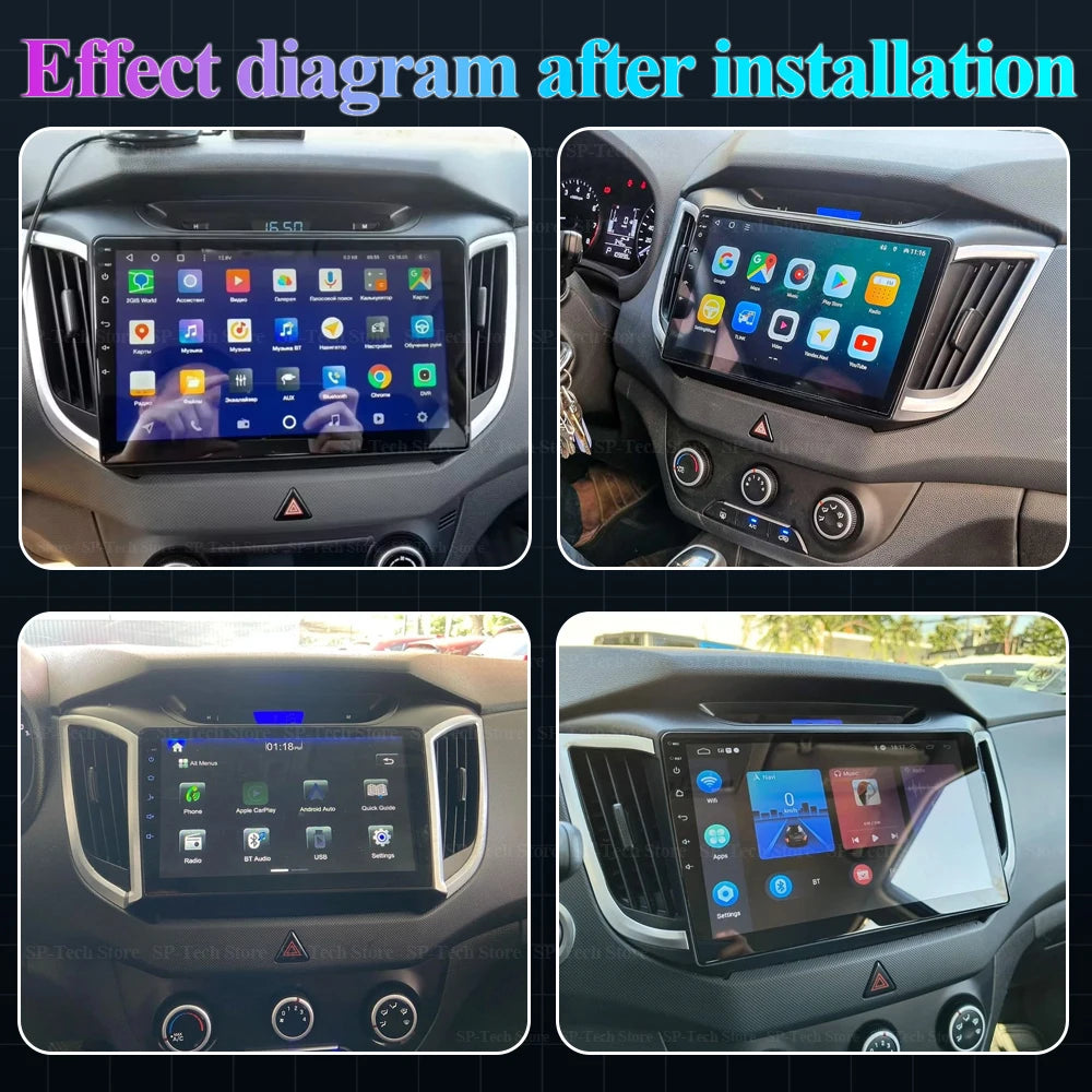 For Hyundai Creta Ix25 2015 - 2019 Car Radio Multimedia Video Player Navigation Stereo Gps | AUTOKITSHOP
