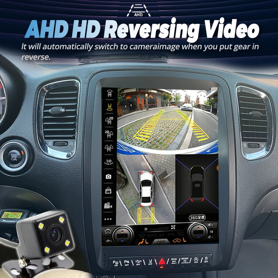 Car Radio For Dodge Durango 2009 2010 2011 Vertical Screen Android Navigation Multimedia P | AUTOKITSHOP