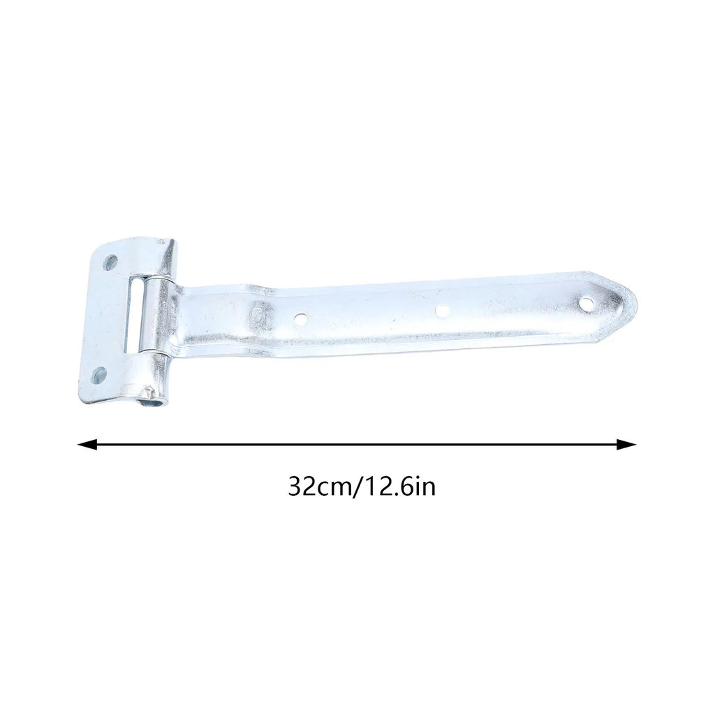 Trailer Door Strap Hinge 12.6 Inch Metal Trailer Door Offset Bent Hinge for Side Door Enclosed C - Automotive LED Light