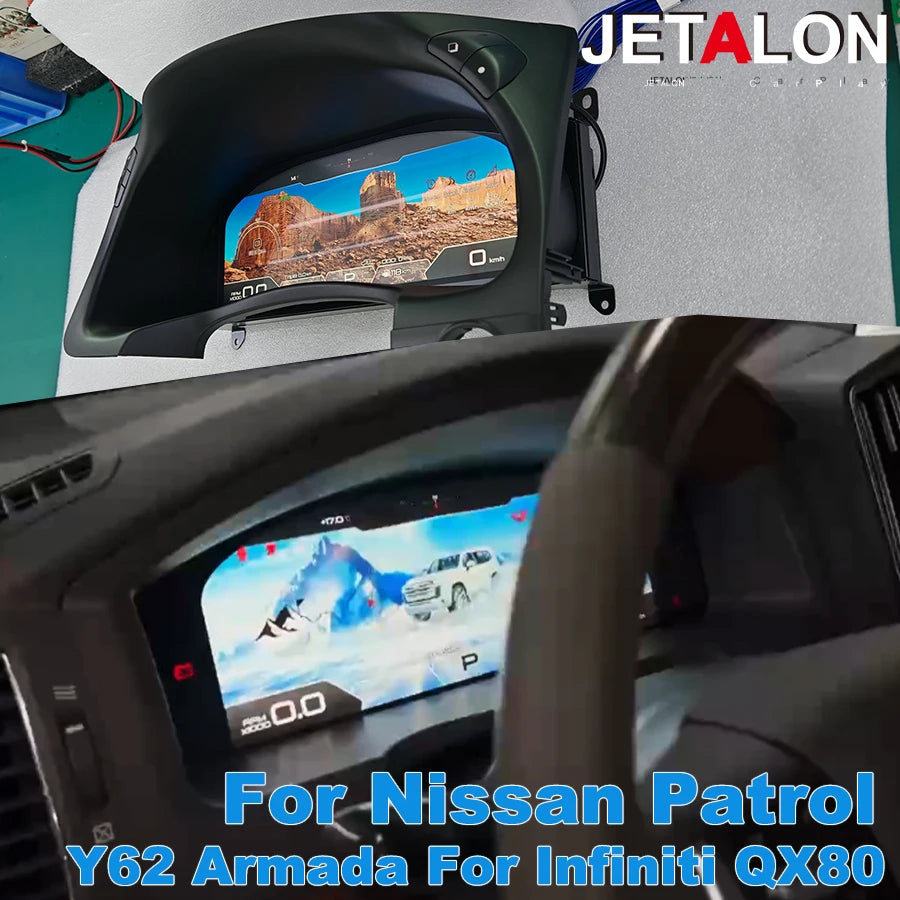 LED Interior Light Kit for Nissan QX80 Y62 - Canbus Error-Free Interior Bulbs