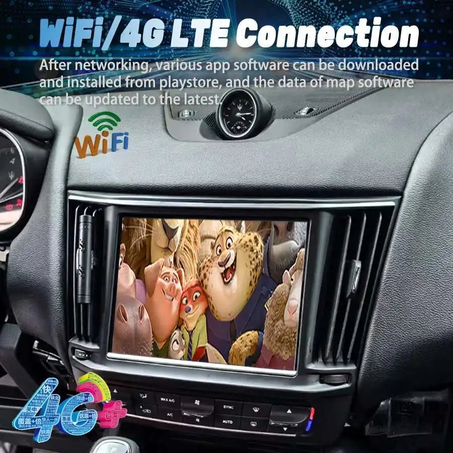 Android Screen Car Radio For Maserati Levante 2016-2024 Multimedia Video Player Stereo Aut | AUTOKITSHOP