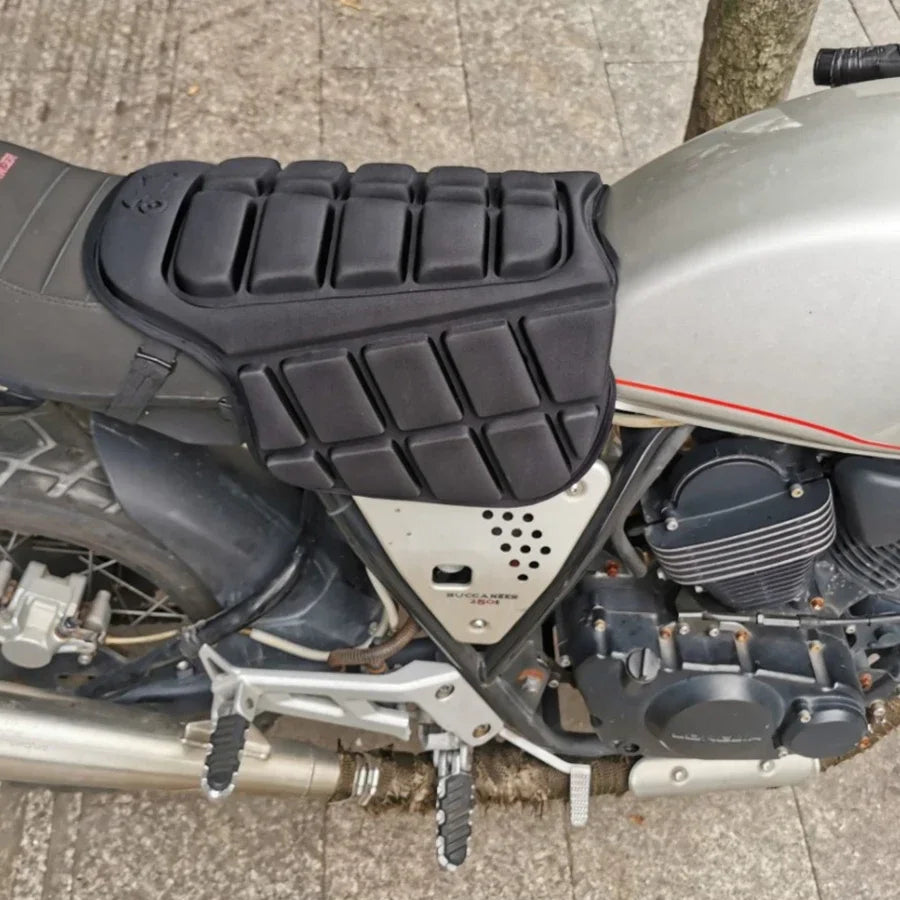 3D Motorcycle Seat Cover Universal Comfort Air Seat Cushion Cover Motorbike Air Pad Cover Shock  - Automotive LED Light