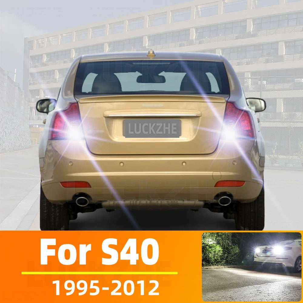 2-Piece LED Interior Light Kit for Volvo S40 Accessories 1995-2012 - Canbus Dome Map Door Trunk Bulbs | AUTOKITSHOP